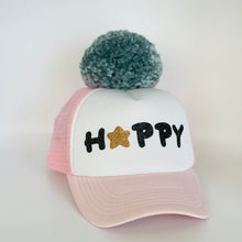 Cargar imagen en el visor de la galería, Kepurė laimingoms mergaitėms HAPPY
