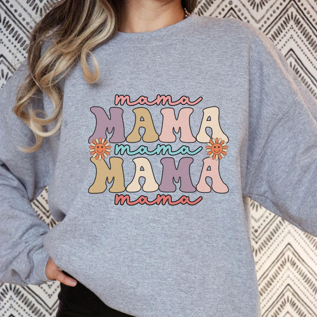 Retro džemperis mamai MAMA, S-3XL