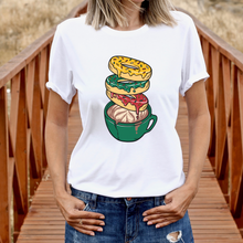Load image into Gallery viewer, Marškinėliai &quot;Spurgos&quot; su lietuviška atributika, XS-3XL
