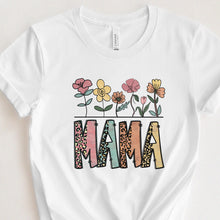 Cargar imagen en el visor de la galería, Gėlėti marškinėliai MAMA, S-2XL
