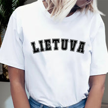 Įkelti vaizdą į galerijos rodinį, Moteriški marškinėliai LIETUVA, XS-2XL
