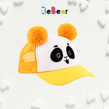 Charger l&#39;image dans la galerie, Kepurė PANDA su ausimis - Pom Pom bumbulais
