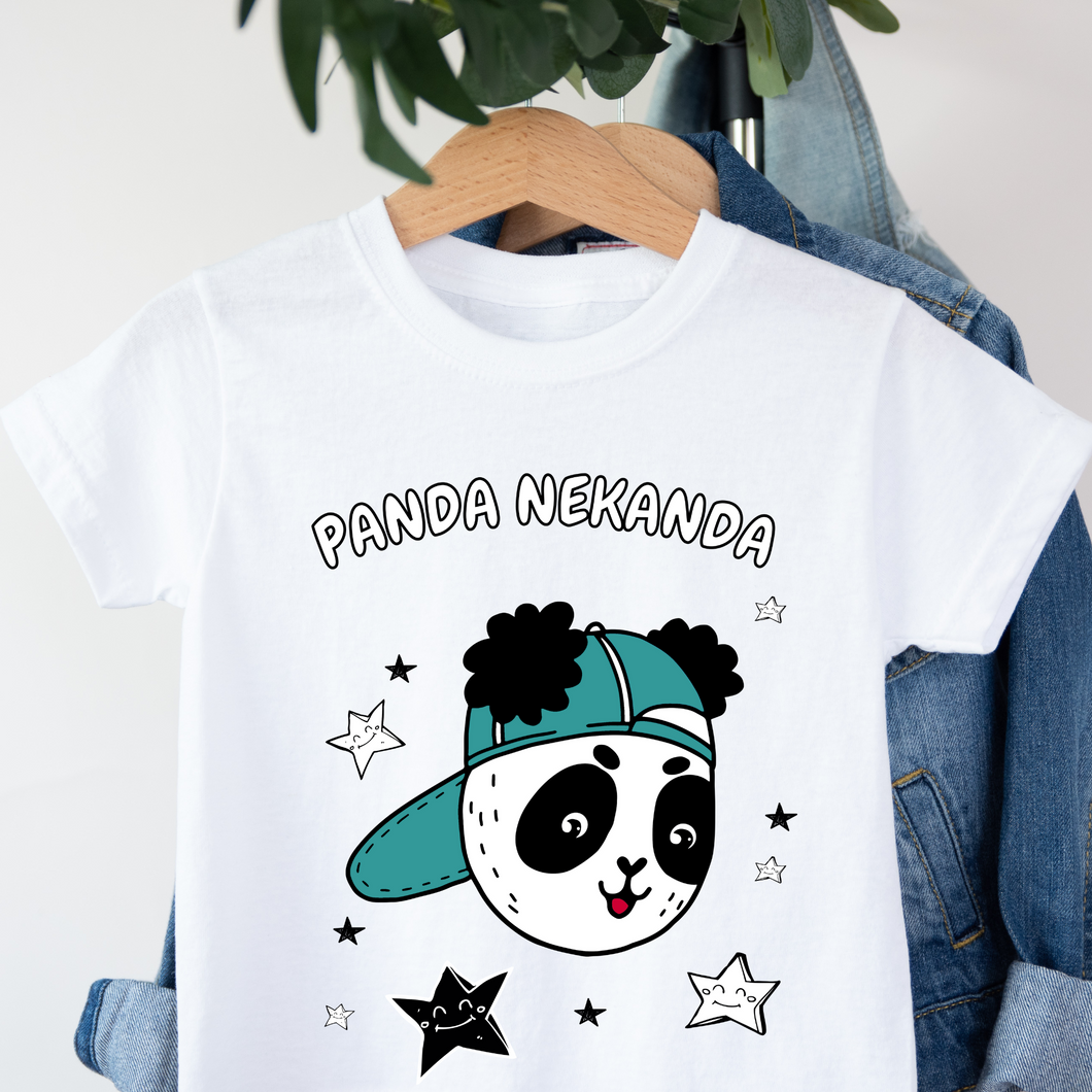 Vaikiški marškinėliai PANDA NEKANDA, 6-14 metų