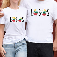 Įkelti vaizdą į galerijos rodinį, Balti Lietuvos marškinėliai &quot;LABAS&quot;, XS-3XL
