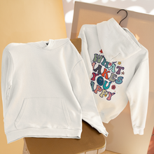 Lade das Bild in den Galerie-Viewer, Universalus džemeperis su tekstu ant nugaros &quot;Do what makes you happy&quot;, S-XL
