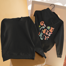 Lade das Bild in den Galerie-Viewer, Džemperis su gobtuvu paauglei &quot;Good vibes only&quot;, S-3XL
