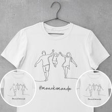 Charger l&#39;image dans la galerie, Marškinėliai ŠEIMAI #manokomanda, &quot;mama + tėtis + vaikas&quot;
