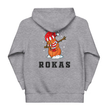 Cargar imagen en el visor de la galería, Linksmas vaikiškas Kalėdinis džemperis su gobtuvu ir VARDU, 4-12  metų
