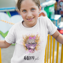 Įkelti vaizdą į galerijos rodinį, Marškinėliai Laimingai Mergaitei, 2-14 metų
