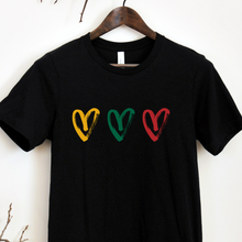 Įkelti vaizdą į galerijos rodinį, Lietuvos marškinėliai &quot;Trys širdelės&quot;, XS-3XL
