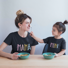 Load image into Gallery viewer, Marškinėliai vaikams ir mamai &quot;MAMA ir MINI&quot;
