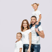 Charger l&#39;image dans la galerie, Marškinėliai ŠEIMAI #mano komanda, &quot;mama + tėtis + sesė + brolis&quot;
