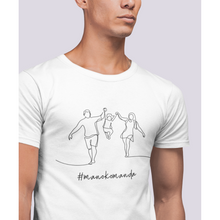 Charger l&#39;image dans la galerie, Marškinėliai ŠEIMAI #manokomanda, &quot;mama + tėtis + vaikas&quot;
