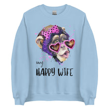 Įkelti vaizdą į galerijos rodinį, Moteriškas džemperis &quot;very Happy Wife&quot;, S-3XL
