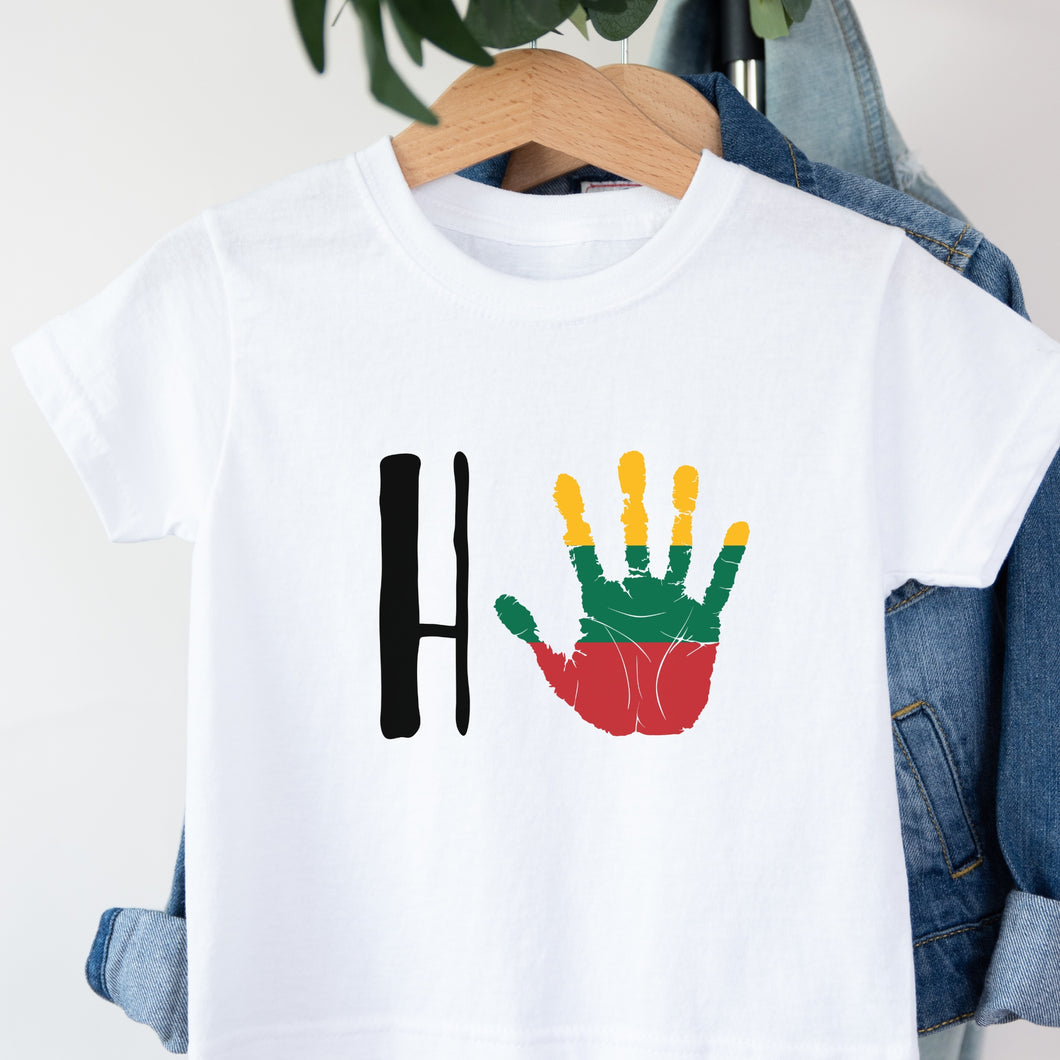 Vaikiški marškinėliai su Lietuvos atributika