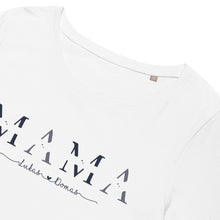 Cargar imagen en el visor de la galería, EKO marškinėliai MAMA su vaikų vardais, S-2XL
