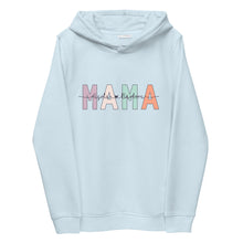 Lade das Bild in den Galerie-Viewer, EKO džemperis su gobtuvu MAMA su vaikų vardais, XS-2XL
