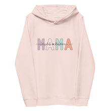 Lade das Bild in den Galerie-Viewer, EKO džemperis su gobtuvu MAMA su vaikų vardais, XS-2XL
